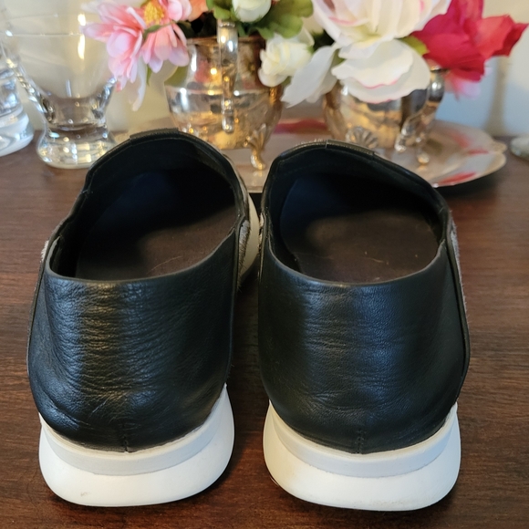 Cole Haan Women's Gray Leopard-Print Slip-On Sneakers - Picture 6 of 8